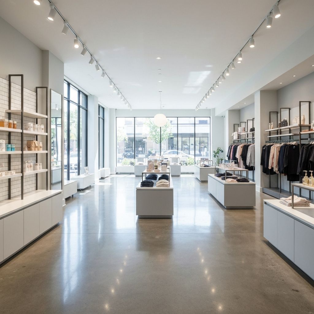 매장 청소 완료