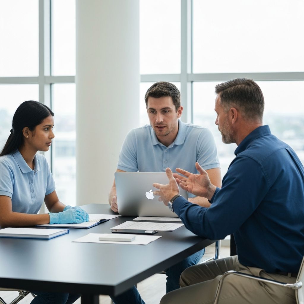 고객 상담 모습